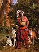 Jean Leon Gerome The Negro Master of the Hounds USA oil painting artist